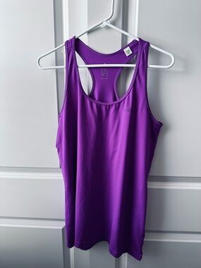 Adidas Women’s Purple Performance Racerback Tank Top Sz. M
